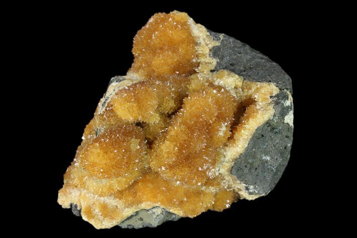Intense Orange Calcite Crystal Cluster - Poland #148376